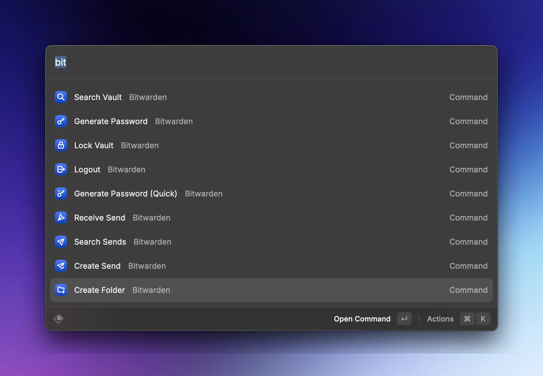 Accessing Bitwarden vault