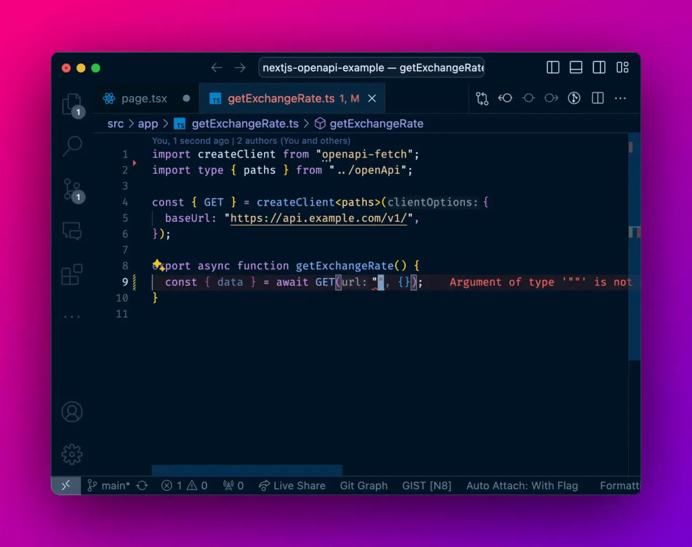 Forbidden error response